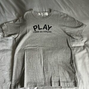 Comme des Garçons Grey Cotton Tee with Tag